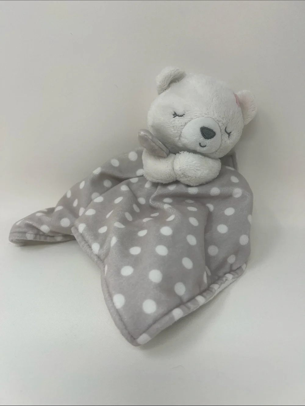 Carters Just One You Lovey. Greg and White Polka Dot Bear